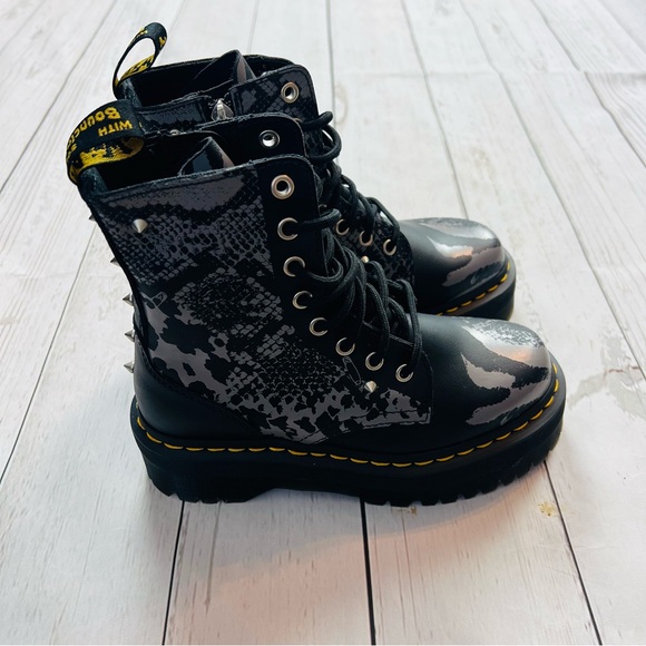 Dr Martens Jadon Animal Clash Stud Platform Combat Boots Size 6 - Picture 6 of 9